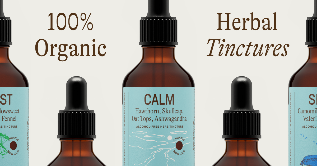 Plants to the Rescue. 100% Organic Plant Tinctures.